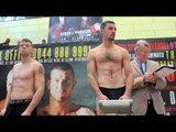 TOMMY BROADMENT v MARTIN WELSH WEIGH IN & HEAD TO HEAD / iFL TV