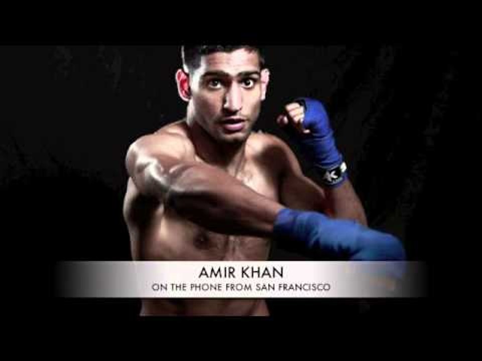 AMIR KHAN (FROM SAN FRANCISCO) TALKS DEVON ALEXANDER, GUERRERO, MAYWEATHER & KELL BROOK