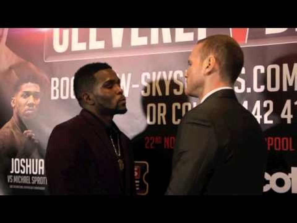 GEORGE GROVES v DENIS DOUGLIN - HEAD TO HEAD @ FINAL PRESS CONFERENCE / CLEVERLY v BELLEW 2