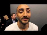BRADLEY SKEETE REACTS TO WEIGH IN AHEAD OF BRITISH TITLE CLASH / SKEETE v GAVIN - BAD BLOOD