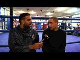 UNBEATEN AHMET PATTERSON TALKS TO KUGAN CASSIUS AHEAD OF FIGHT ON BAD BLOOD CARD @ EXCEL LONDON