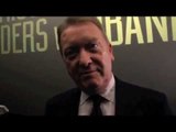 FRANK WARREN REACTS TO SAUNDERS v EUBANK JNR & CHISORA v FURY WEIGH INS / BAD BLOOD