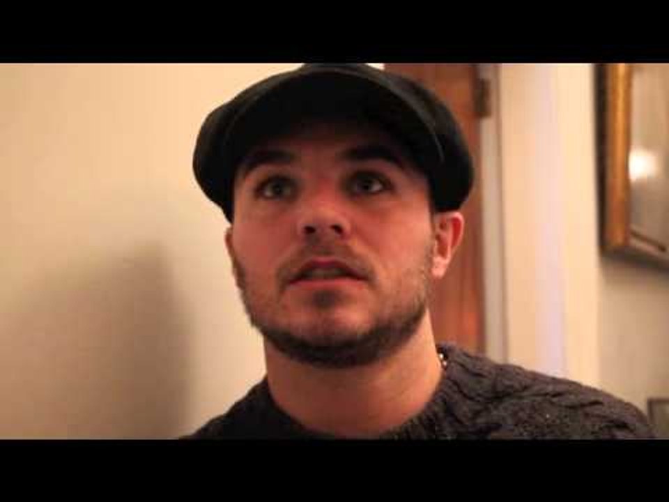 KEVIN MITCHELL TALKS TO KUGAN CASSIUS AHEAD OF DANIEL ESTRADA FIGHT ON JAN 31ST 2015 @ O2