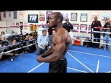 TIMOTHY BRADLEY SHOWS OFF HIS PHYSIQUE AHEAD OF DIEGO CHAVEZ FIGHT