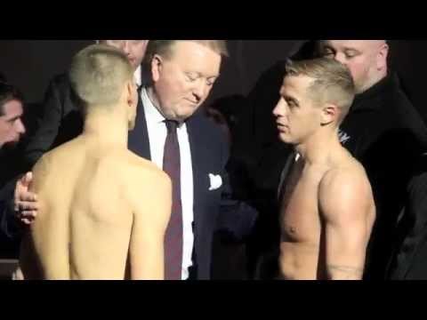 GARY SYKES v LIAM WALSH - OFFICIAL WEIGH IN FROM EMPIRE CINEMA (LONDON) / BAD BLOOD