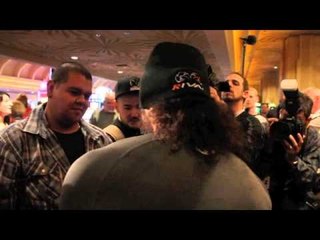 KEITH 'ONE TIME' THURMAN SHOWS LOVE FOR HIS FANS AT THE MGM / THURMAN v BUNDU / BATTLE ROYAL