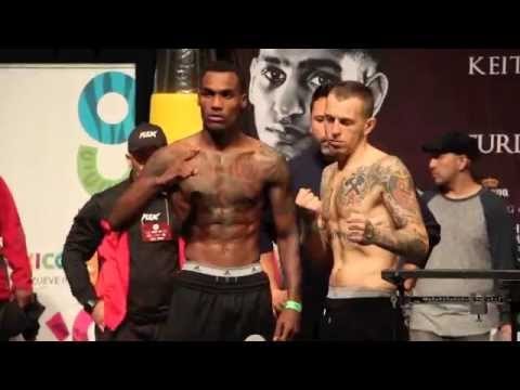 JERMALL CHARLO v LENNY BOTTAI - OFFICIAL WEIGH IN FROM LAS VEGAS / BATTLE ROYAL