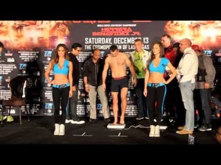 EGIDIIJUS KAVALLIAUSKAS v JAIME HERRERA OFFICIAL WEIGH IN & HEAD TO HEAD FOOTAGE / TRIPLE HEADER