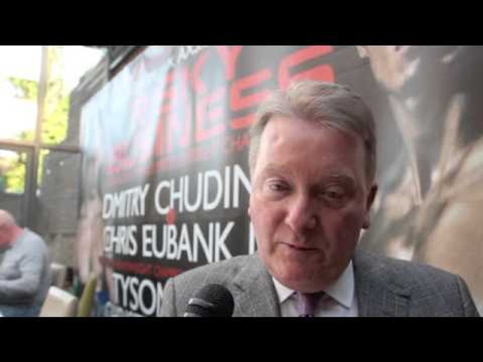 FRANK WARREN ON CHRIS EUBANK JR v DMITRY CHUDINOV / & TALKS CHRIS EUBANK SNR. - INTERVIEW FOR IFL TV