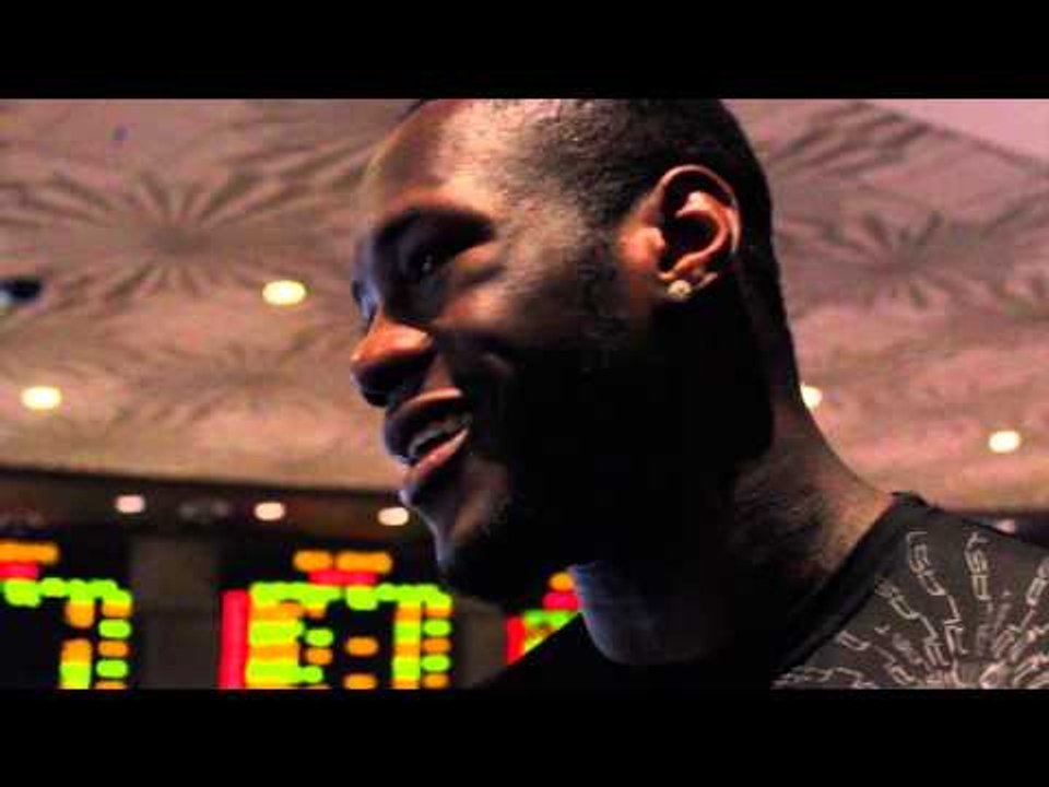 DEONTAY WILDER  TALKS TO IFL TV AHEAD OF WORLD TITLE CLASH WITH BERMANE STIVERNE.