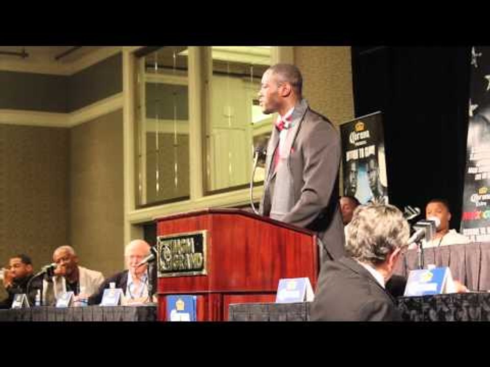 DEONTAY WILDER POST FIGHT PRESS CONFERENCE - STIVERNE v WILDER / MGM GRAND, LAS VEGAS