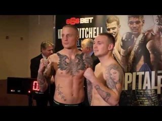 LEE MARKHAM v LEWIS VAN POETSCH - OFFICIAL WEIGH IN VIDEO / CAPITAL PUNISHMENT