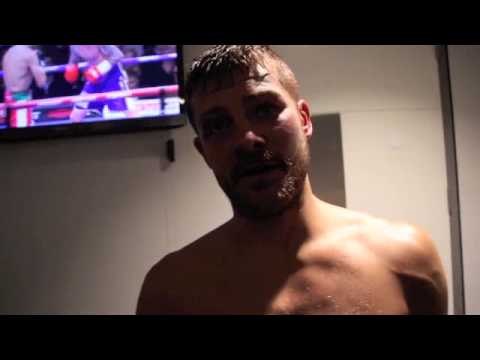 JOHN WAYNE HIBBERT (WITH CARL GREAVES) STOPS TYLER GOODJOHN IN 8TH - POST FIGHT INTERVIEW