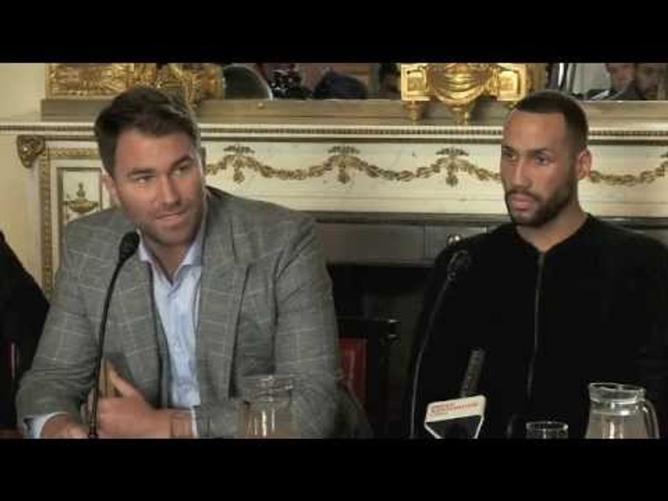 FROCH VACATES IBF TITLE, DeGALE FIGHTS FOR THE BELT - PRESS CONF. WITH EDDIE HEARN & JAMES DeGALE
