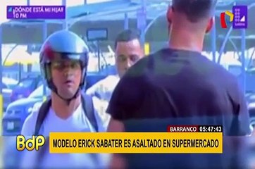 Roban cadena de oro y reloj a conocido modelo al interior de estacionamiento en Barranco