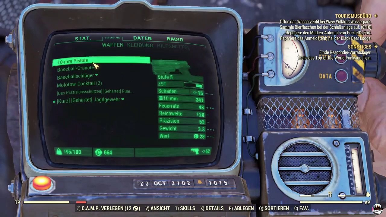 Fallout 76 ☢ Loot-Tour Morgantown Station | gameplay | deutsch