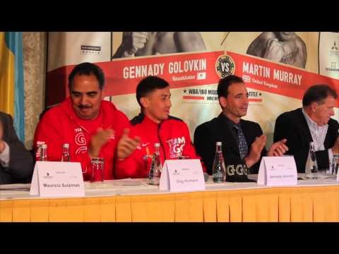 GENNADY GOLOVKIN - 'MURRAY IS A GREAT FIGHT HE LOOKS FIT & I RESPECT HIM' / GOLOVKIN v MURRAY
