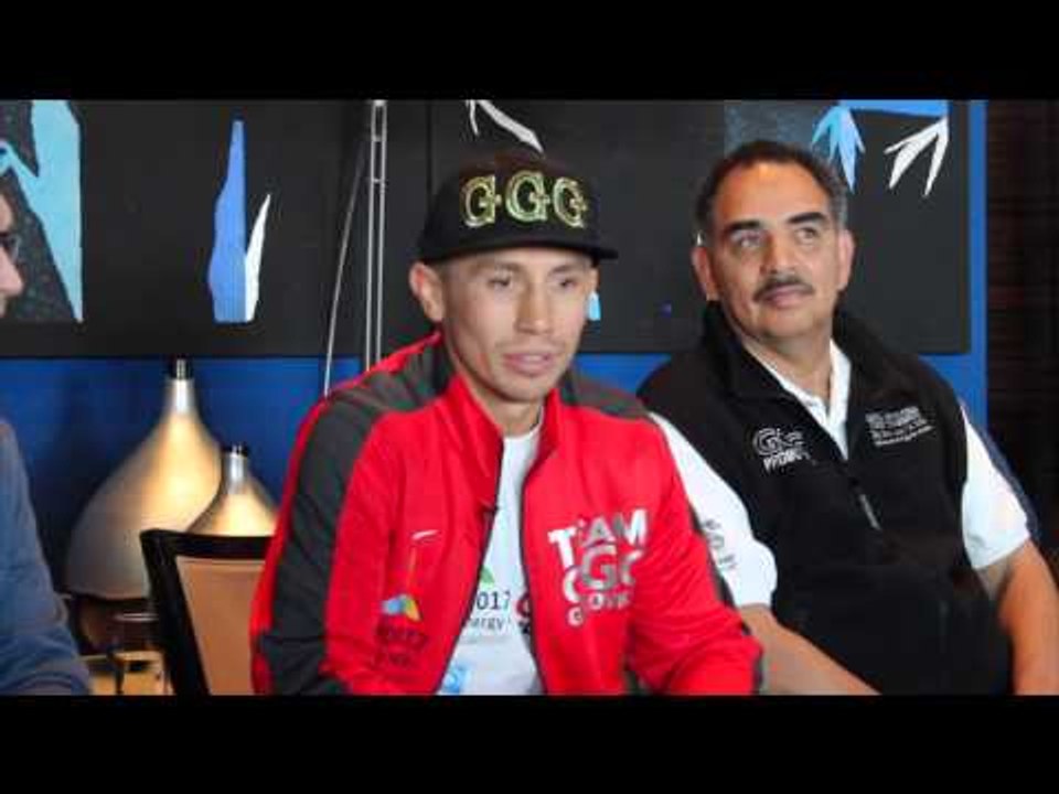 GENNADY GOLOVKIN ROUND TABLE WITH ABEL SANCHEZ TALKING MARTIN MURRAY, MIGUEL COTTO, CARL FROCH