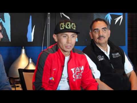 GENNADY GOLOVKIN ROUND TABLE WITH ABEL SANCHEZ TALKING MARTIN MURRAY, MIGUEL COTTO, CARL FROCH
