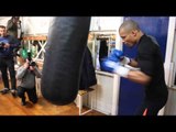 CHRIS EUBANK JNR FULL MEDIA WORKOUT - EUBANK JNR v CHUDINOV