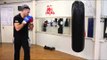 CHRISTIAN HAMMER HEAVYBAG WORKOUT AHEAD OF O32 CLASH WITH TYSON FURY / FURY v HAMMER