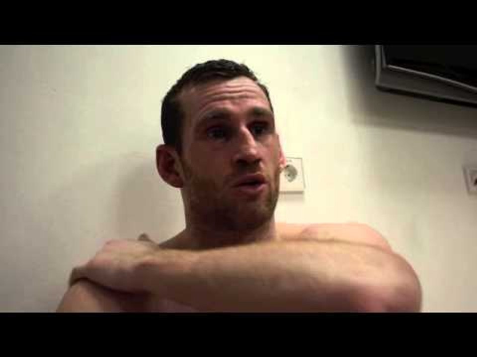 DAVID PRICE CLAIMS 5th ROUND TKO WIN OVER COSTA JUNIOR IN BERLIN - POST FIGHT INTERVIEW FOR IFL TV