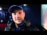 TYSON FURY - 'I DONT HONESTLY GIVE A HOOT ABOUT FLOYD MAYWEATHER v MANNY PACQUIAO