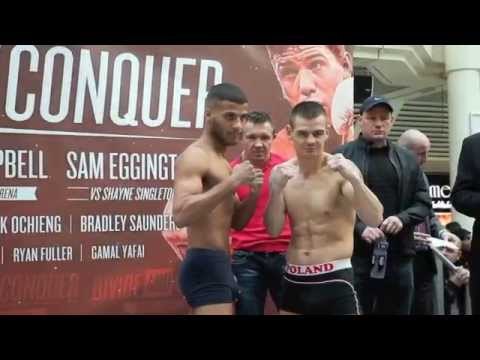 GAMAL YAFAI v KRZYSZTOF ROGOWSKI - OFFICIAL WEIGH IN VIDEO FROM HULL / DIVIDE & CONQUER
