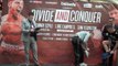 CONNOR SEYMOUR v DANNY BROWN - OFFICIAL WEIGH IN VIDEO FROM HULL / DIVIDE & CONQUER