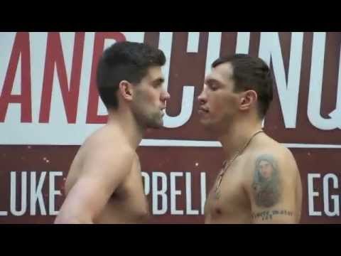ROCKY FIELDING v OLEGS FEDOTOVS - OFFICIAL WEIGH IN FROM HULL / DIVIDE & CONQUER