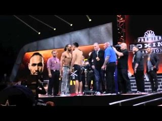 KEITH THURMAN v ROBERT GUERRERO - OFFICIAL WEIGH IN FROM LAS VEGAS