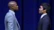 FLOYD MAYWEATHER v MANNY PACQUIAO - FIRST EVER FACE OFF!  @ L.A PRESS CONFERENCE