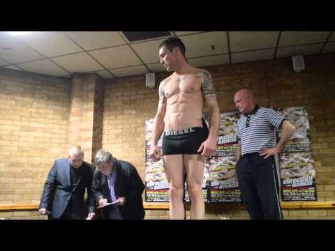 FRANKIE BORG v CHRIS WARE OFFICIAL WEIGH IN & HEAD TO HEAD / iFL TV