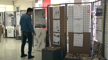 Atık Malzemelerde 3 Boyutlu Eserler Yaptılar