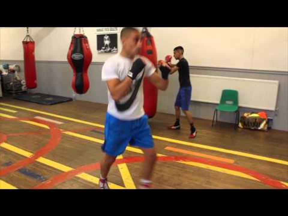 PROMISING UNDEFEATED TALENT JORDAN GILL SHADOW BOXING FOOTAGE @ WORLD FAMOUS INGLE GYM, SHEFFIELD