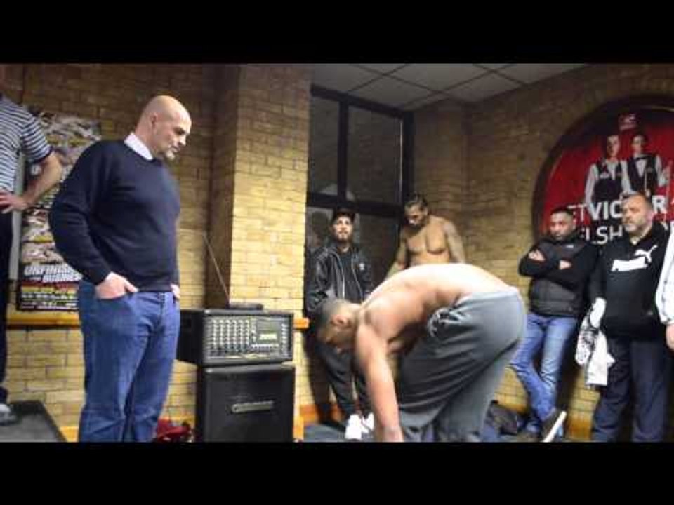 WADI CAMACHO v CRAIG KENNEDY OFFICIAL WEIGH IN & FACE TYO FACE AHEAD OF BITEGATE REMATCH