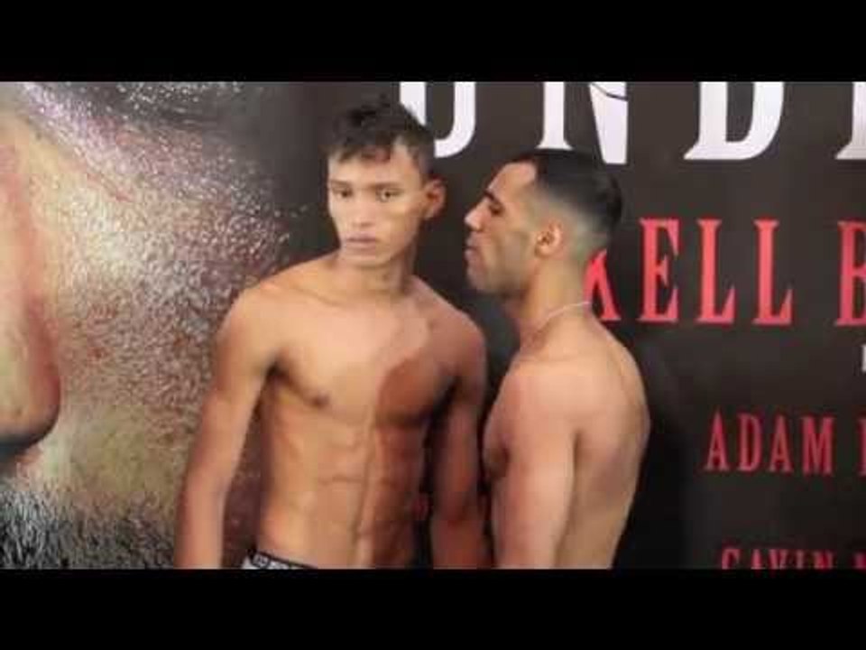 KAL YAFAI v CRISTOFER ROSALES - OFFICIAL WEIGH IN VIDEO FROM SHEFFIELD - 'UNBREAKABLE'