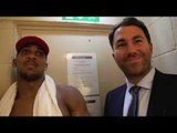 ANTHONY JOSHUA KNOCKS OUT JASON GAVERN INSIDE 3 ROUNDS - POST FIGHT INTERVIEW (ALSO W/ EDDIE HEARN)