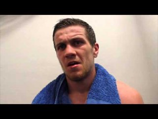 GARY CORCORAN BACK WITH WIN AFTER PROLONGED LAYOFF - POST FIGHT INTERVIEW