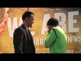 JOSH WARRINGTON FACE OFF WITH A LAUGHING DENNIS TUBIERON / WE ARE LEEDS - iFL TV