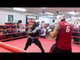 BRITISH & COMMONWEALTH CHAMPION OVILL McKENZIE RAW SPARRING FOOTAGE @ PEACOCK GYM