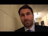 EDDIE HEARN TALKS FRANKIE GAVIN v TIM BRADLEY IBF FINAL ELIMINATOR, KELL BROOK & KHAN v ALGIERI