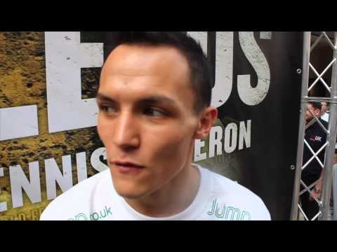 JOSH WARRINGTON POST WEIGH IN INTERVIEW - 'TOMORROW NIGHT LEEDS COMES ALIVE' / 'WE ARE LEEDS'