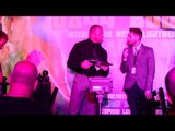 IAIN BUTCHER v BRETT FIDOE - OFFICIAL WEIGH IN AND HEAD TO HEAD (FROM LIVERPOOL)