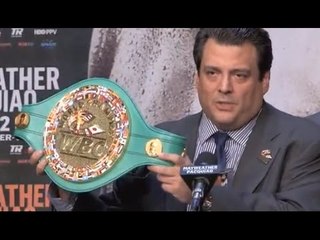 THE WINNER OF MAYWEATHER & PACQUIAO TO BE PRESENTED WITH ONE-OFF WBC (3000) EMERALD BELT