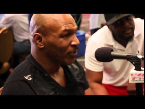 MIKE TYSON TALKS FLOYD MAYWEATHER v MANNY PACQUIAO @ MGM GRAND, LAS VEGAS
