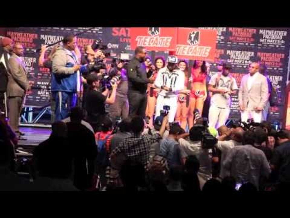 'IT'S NOT ALL ABOUT MONEY, IT'S ABOUT GIVING BACK' - FLOYD MAYWEATHER DELIVERS GRAND ARRIVAL SPEECH