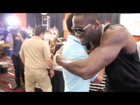 SUGAR SHANE MOSLEY & DEONTAY WILDER DISCUSSING BOXING TOGETHER @ MGM / MAYWEATHER v PACQUIAO