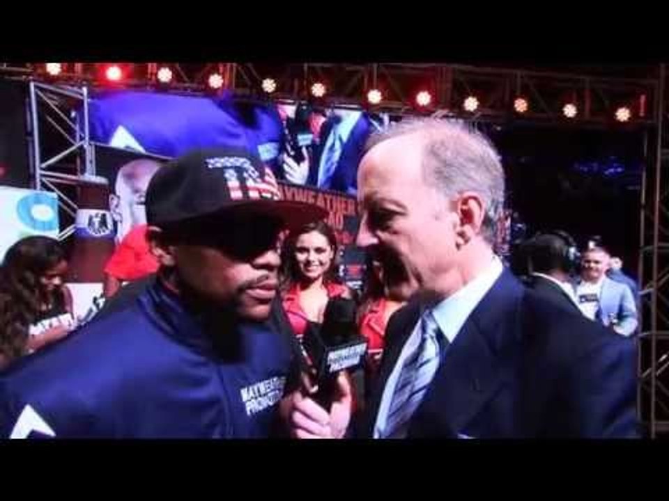FLOYD MAYWEATHER POST-WEIGH IN INTERVIEW WITH SHOWTIME'S JIM GRAY / MAYWEATHER v PACQUIAO