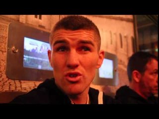 LIAM SMITH AIMS TO DISPOSE OF ROMERO & TEST HIMSELF ON THE WORLD SCENE - POST WEIGH-IN INTERVIEW